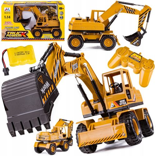 Koparka Spych na PILOT Pojazd Budowlany ZDALNIE STEROWANY 1:14 2.4GHz na Arena.pl