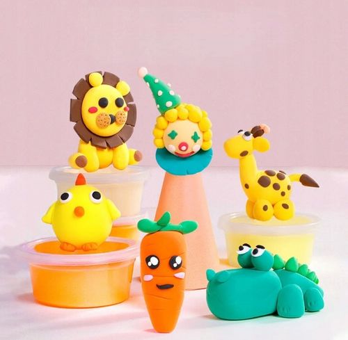 96 szt PLASTELINA MAGICZNA SENSO GLINA POLIMEROWA PIANKOWA MASA DLA DZIECI na Arena.pl