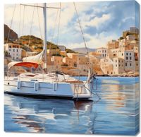 Obraz 90x90cm Dryfowanie na Wodzie