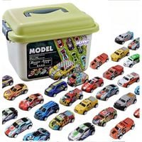 WOOPIE Zestaw Aut Wyscigowych w Pudelku 30 el.