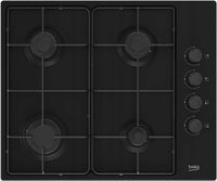 PŁYTA GAZOWA DO ZABUDOWY BEKO HIGG 64123SB CZARNA GAZ ZIEMNY/LPG