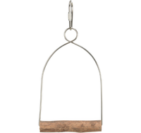 TRIXIE Huśtawka drewniana dla małych ptaków papug papugi kanarka 16 cm