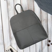 plecaczek damski skórzany szary mały plecak miejski abruzzo abr-38-gr