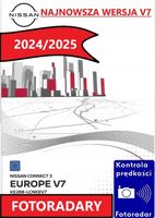 MAPA NISSAN CONNECT 3 LCN3 KARTA V7 QASHQAI JUKE MICRA NOTE 2024/2025