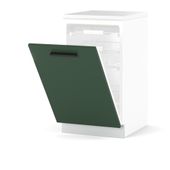 Szafka Kuchenna Do Zabudowy Zmywarki 45cm Blande Biały Butelkowa Zieleń