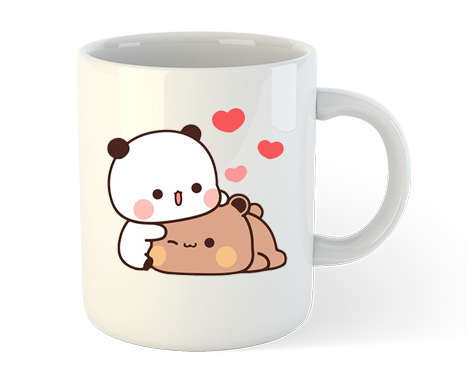 Kubek ceramiczny Bubu Loves Dudu zdjęcie 1