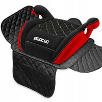 MATA OCHRONNA POD FOTELIK SAMOCHODOWY PIKOWANA OSŁONA SIEDZENIA Z USZAMI