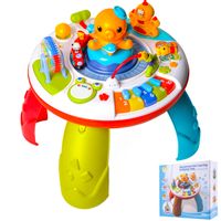 Stolik Edukacyjny Interaktywny Ośmiornica Pianinko Ciuchcia Światła Dźwięki