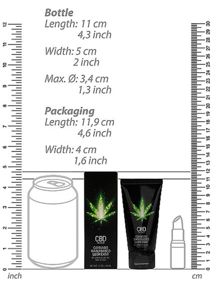 Cbd Cannabis Waterbased Lubricant - 50 Ml zdjęcie 4