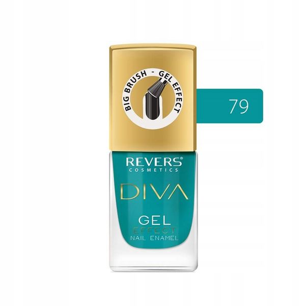 r nail polish diva gel effect 079 tips zdjęcie 1