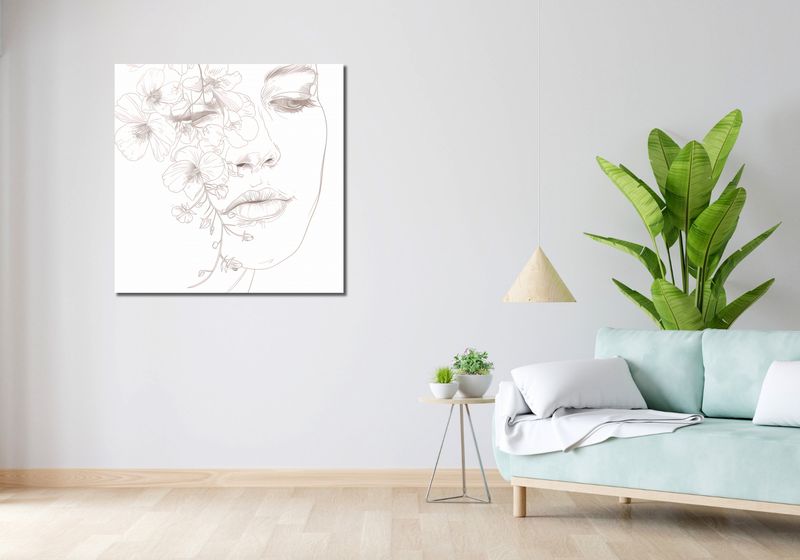 Obraz 90x90cm Kwitnąca Imersja zdjęcie 2