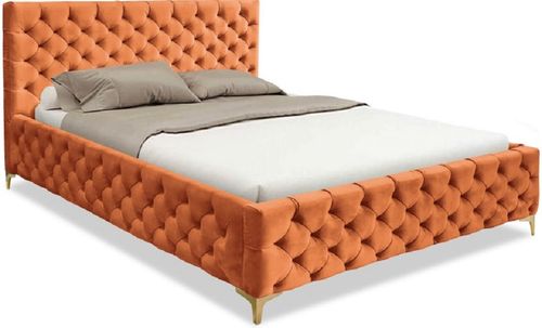 Eleganckie Łóżko Pikowane Nemo 160x200 Jasno Szary na Arena.pl