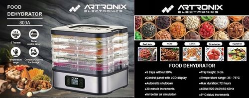 SUSZARKA SPOŻYWCZA DO ŻYWNOŚCI GRZYBÓW ZIÓŁ OWOCÓW WARZYW TIMER! 400W na Arena.pl