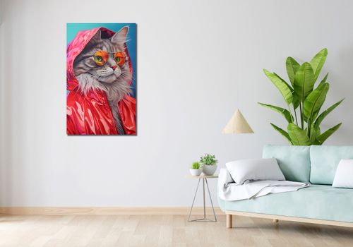 Obraz 60x100cm Kot w Stylu na Arena.pl