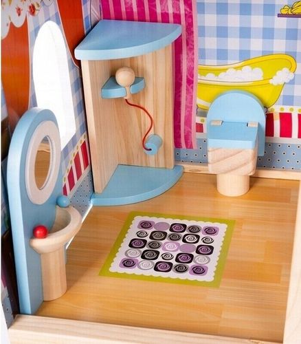 Duży Domek Dla Lalek XXL Drewniany Mebelki Do Zestawu Oświetlenie LED na Arena.pl