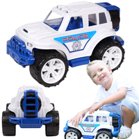 Pojazd Terenowy Policja Radiowóz Z Dużymi Kołami Technok  4630