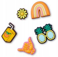 Przypinki Jibbitz Charms Piny Do Butów Crocs Sunshine Is Fine 5 Pack