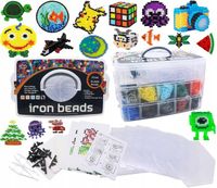 KORALIKI DO PRASOWANIA PRASOWANKA 16000 SZT ZESTAW BRELOKI WZORY KREATYWNY