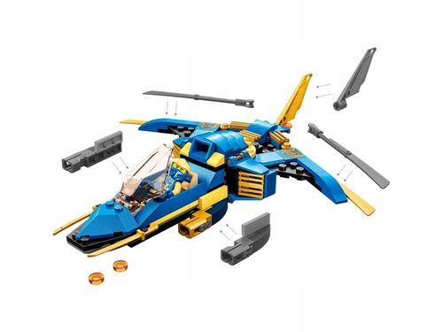 LEGO Ninjago Odrzutowiec ponaddźwiękowy Jay’a EVO 71784 + Lodowy smok 30649 na Arena.pl