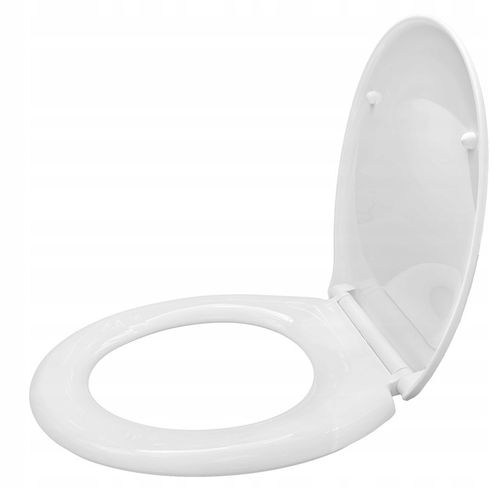 Deska sedesowa wolnoopadająca wypinana UNIWERSALNA owalna WC kołki + śruby na Arena.pl