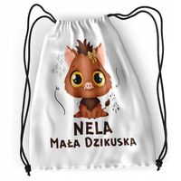 Plecak Sportowy Szkolny Dla Neli Córki Dziecka Z Nadrukiem Ze Zdjęciem
