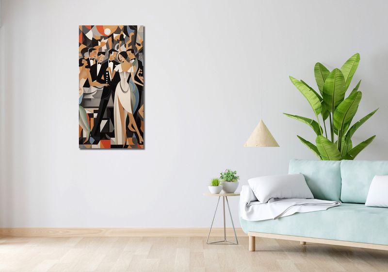 Obraz 50x100cm Bal w Art Deco zdjęcie 2