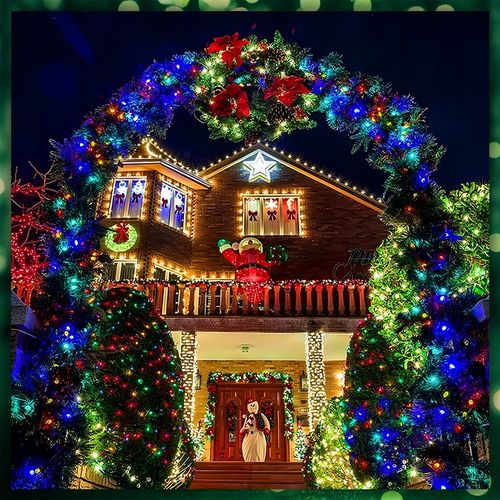 LAMPKI CHOINKOWE MULTIKOLOR 200 LED FLASH WEW/ZEW ŚWIĄTECZNE NA CHOINKĘ 15M na Arena.pl