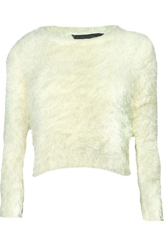 Kremowy Sweter, Fluffy - 44 / XXL na Arena.pl