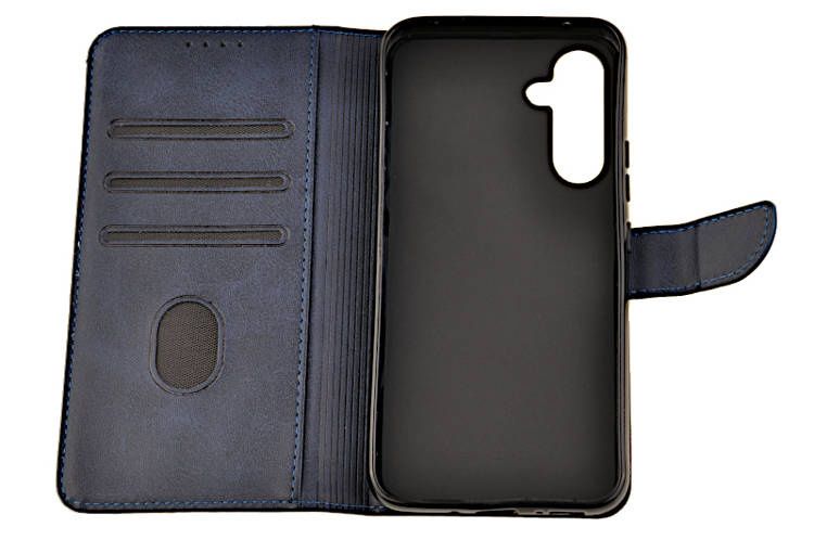 Etui portfel Wallet do Samsung Galaxy A34 5G granatowy zdjęcie 4