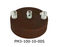 Podsufitka metalowa 3 otwory 100mm rdza naturalna