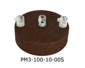 Podsufitka metalowa 3 otwory 100mm rdza naturalna