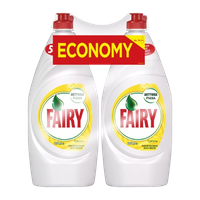 FAIRY Płyn do mycia naczyń Cytrynowy - 2 x 900ml