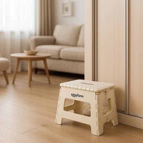 TABORET STOŁEK SKŁADANY ANTYPOŚLIZGOWY KRZESŁO PODEST SCHODEK 150KG na Arena.pl