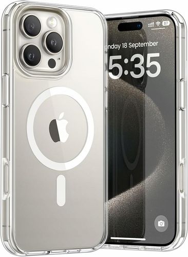 Etui Do iPhone 16 Pro Max +Szkło 9H WZMACNIANE 360° do MAGSAFE CLEAR CASE na Arena.pl