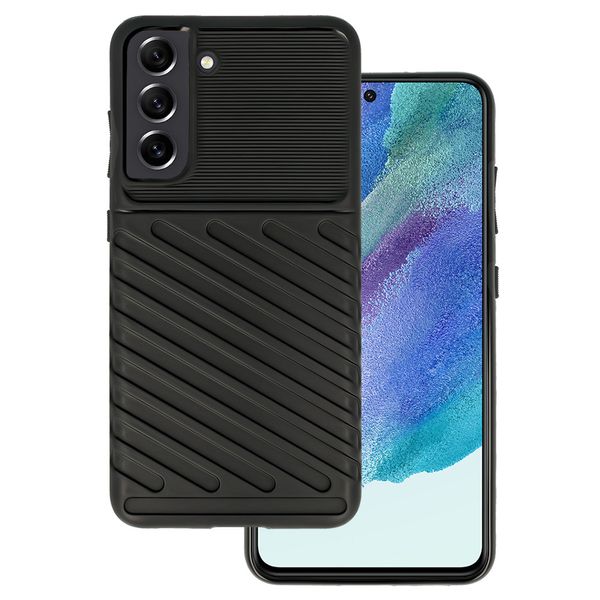 Thunder Case do Samsung Galaxy S21 FE Czarny zdjęcie 1