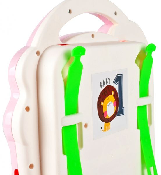 Chodzik Pchacz Stolik Edukcyjny Panel Pianinko 5w1 Różowy zdjęcie 7