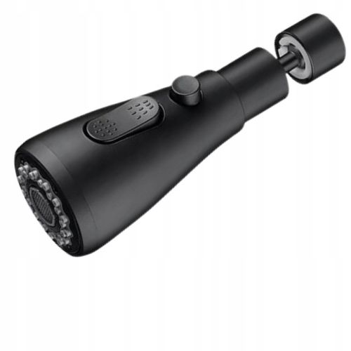 PRZEDŁUŻACZ KRANU KUCHENNEGO AERATOR PERLATOR 3 FUNKCJE 360° CZARNY LOFT 2s na Arena.pl