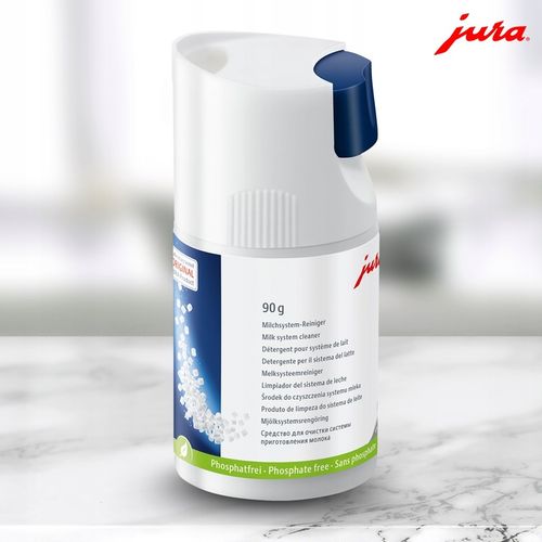 TABLETKI PREPARAT ŚRODEK DO CZYSZCZENIA SYSTEMU MLECZNEGO JURA 90G na Arena.pl