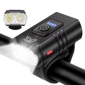 Oświetlenie Rowerowe Na Rower Kierownicę AY-804 Akumulatorowa Mocna USB