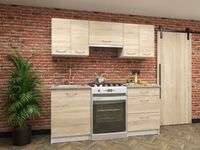 Zestaw mebli kuchennych Portland TANIE Sonoma Blat
