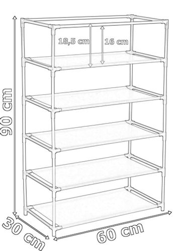 Szafka tekstylna na buty Mona ciemny brąz na Arena.pl