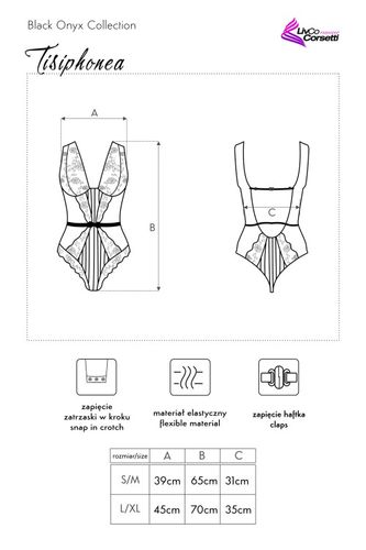 Body Tisiphonea Black Onyx Collection rozmiar - L/XL na Arena.pl
