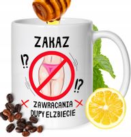 Kubek Dla Elżbiety Koleżanki Przyjaciółki Prezent Z Nadrukiem Biały 330Ml