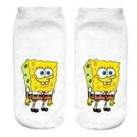 Skarpetki-stopki bawełniane fullprint GĄBKA