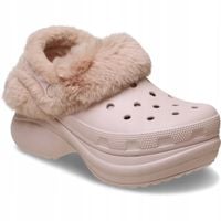 Crocs Ocieplane Klapki Damskie Platforma Bae Lined 211753 Clog 39-40