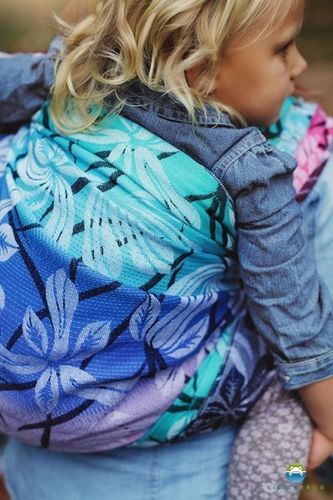 Chusta tkana Little Frog Flowrora 4.2 m. na Arena.pl