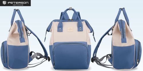 plecak materiałowy ptn jmb-01-6772 cream blue na Arena.pl