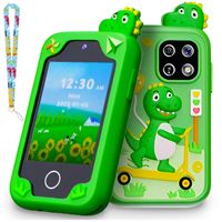 TELEFON DLA DZIECI SMARTFON ZABAWKOWY KAMERA LATARKA GRY POLSKIE MENU SMYCZ