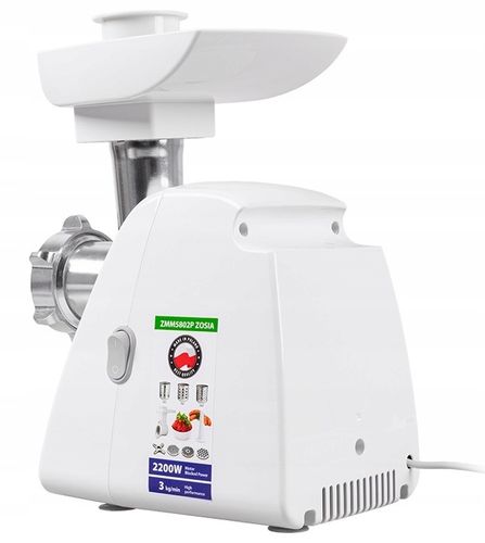 ZELMER MOCNA MASZYNKA DO MIELENIA MIĘSA ZMM5801P 2200W ZOSIA Made in Poland na Arena.pl