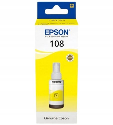 Tusz Epson 108 EcoTank Yellow C13T09C44A) na Arena.pl